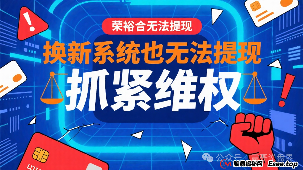 荣裕合平台能撑多久:荣裕合无法提现,换新系统也无法提现,抓紧维权