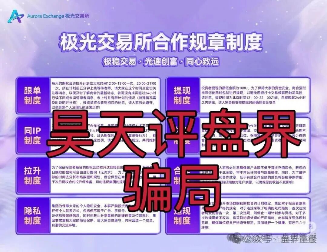 极光交易所合约跟单类资金盘骗局，大量单割会员，高度预警，即将崩盘跑路！(3)