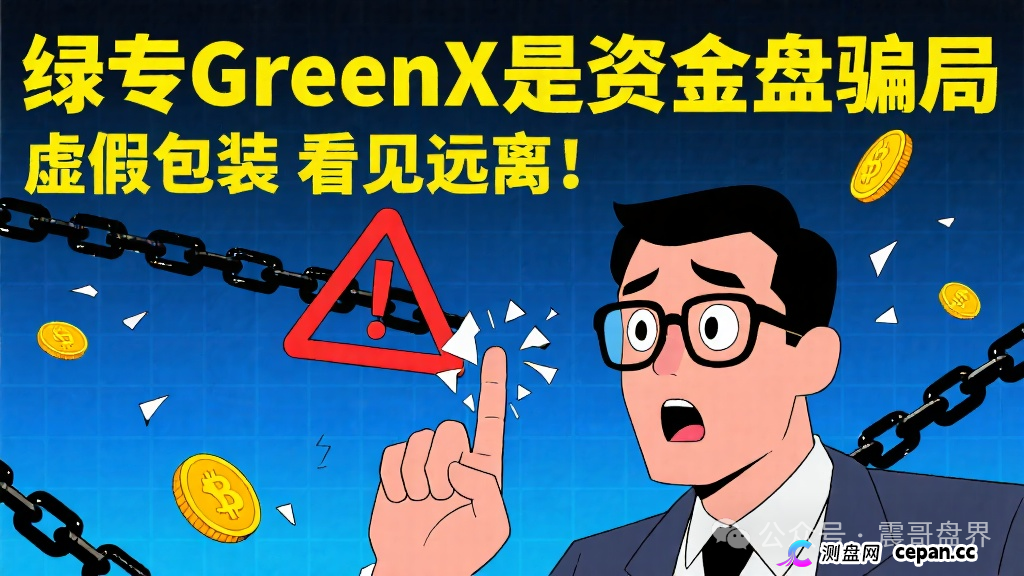 绿专GreenX是资金盘骗局,虚假包装,看见远离