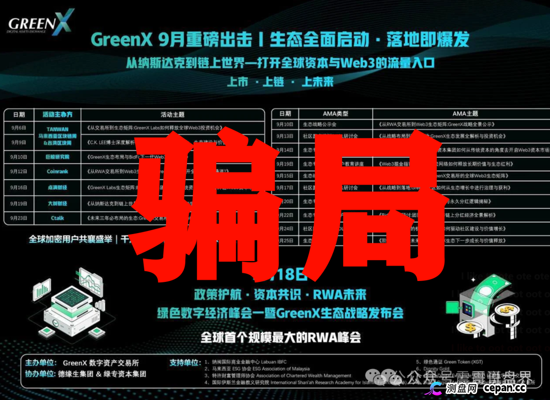 绿专GreenX是资金盘骗局，虚假包装，看见远离(2)