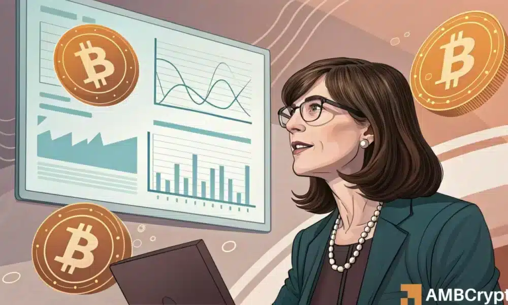 Cathie Wood 将比特币 2030 年的目标价下调至 120 万美元——原因如下(1)
