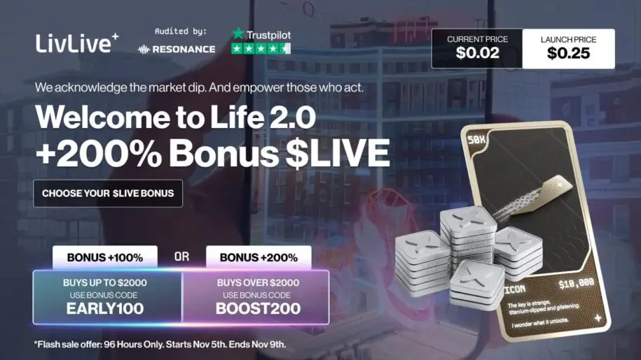 Zcash (ZEC) 反弹，XRP 保持关键支撑，LivLive ($LIVE) 成为最强劲的新晋加密货币，以下是值得买入的顶级加密货币。(2)